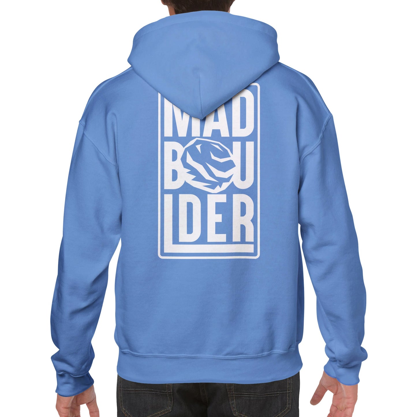 MadBoulder White Edition Classic Unisex Pullover Hoodie