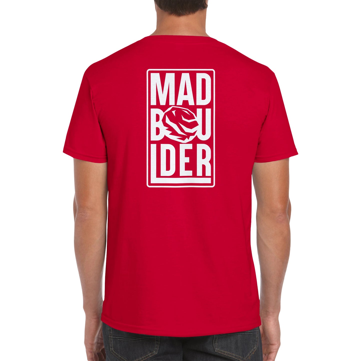 Camiseta unisex clásica MadBoulder White Edition 
