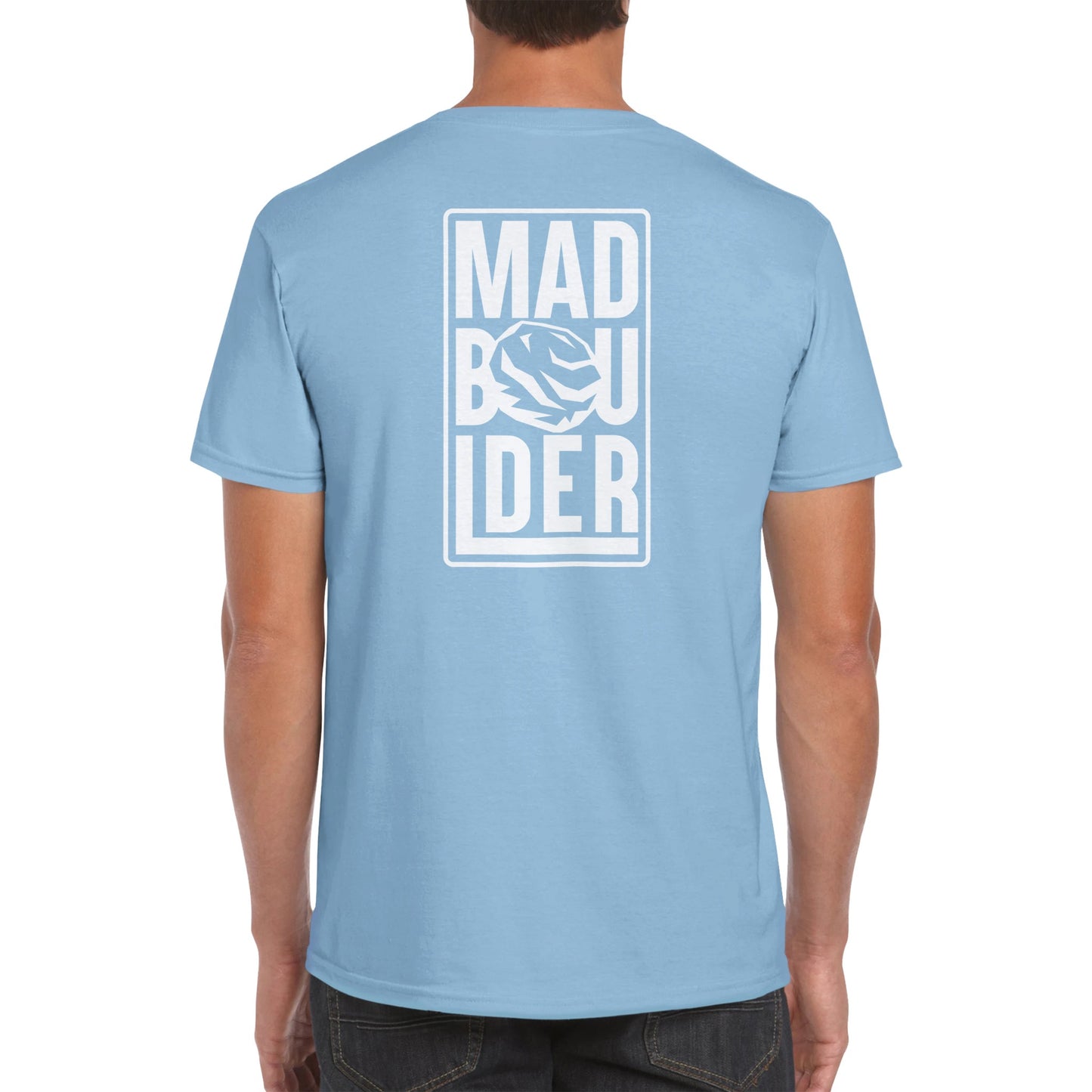 Camiseta unisex clásica MadBoulder White Edition 